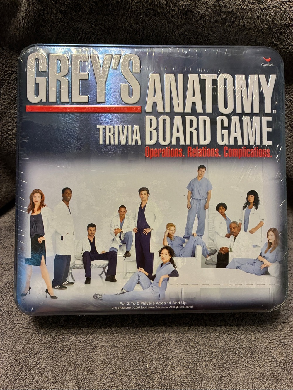 Grey's Anatomy Trivia Board Game - Sealed Collector’s Tin